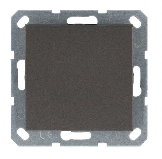 G3012Z Выключатель одноклавишный проходной (мокко) Jasmart G-Classic G3012Z