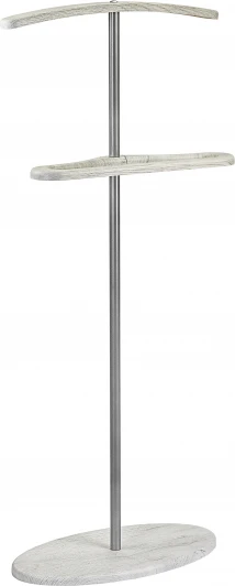 007465 Вешалка костюмная Дэви 3 металлик/дуб дымчатый Mebelik арт.007465