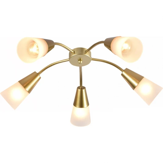 01266-0.3-05B GOLD Потолочная люстра Reluce 01266-0.3-05B GOLD