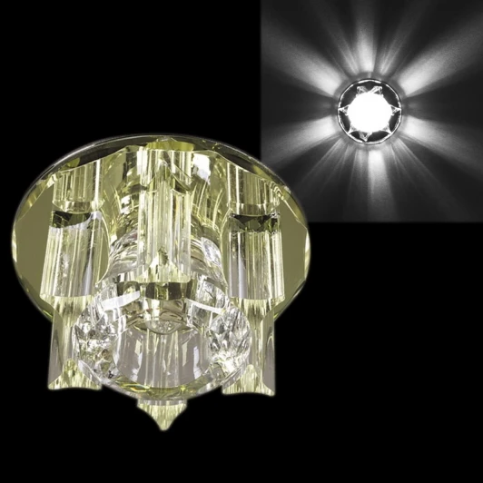 2020/B G9 CR+YL Встраиваемый точечный светильник Sneha 2020/B G9 CR+YL (220V, круглые)