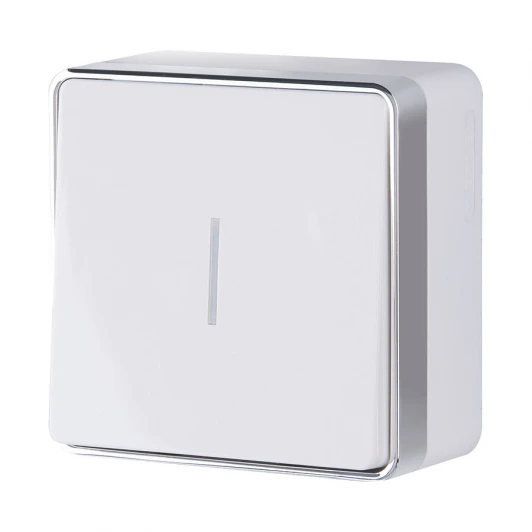 W5010101 Выключатель одноклавишный с подсветкой Gallant (белый) Werkel W5010101 (a051578)