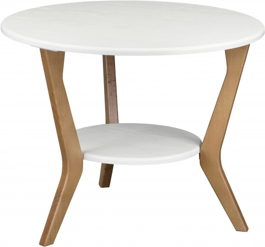007833 Стол журнальный BeautyStyle 13 белый/бук от фабрики Mebelik