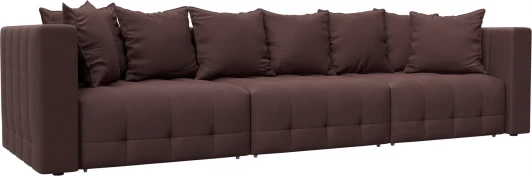 128792 Диван прямой Лига-052 НПБ Лонг Лига Диванов (Замша) арт.128792