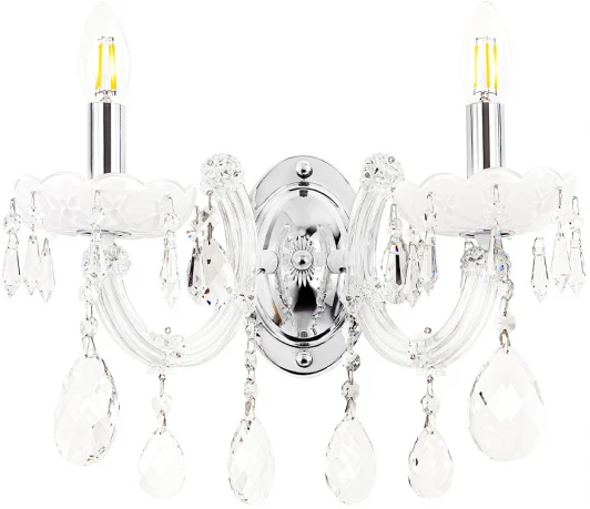 BLANCA re AP2 Бра Crystal Lux BLANCA re AP2 (220V, подвески, подсвечник, свеча)