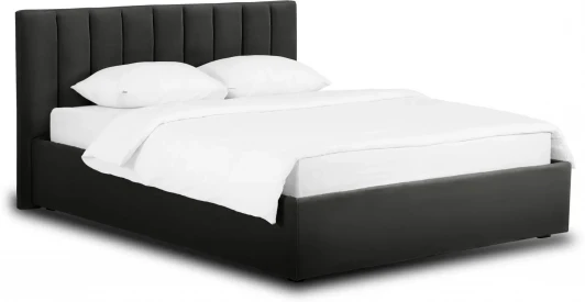 671743 Кровать Queen Sofia 1600 Lux ОГОГО (арт.671743), (Ткань/Черный)