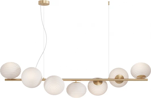 MOD268PL-07G Подвесной светильник Maytoni Reels MOD268PL-07G (220V, на проводе, шарики)