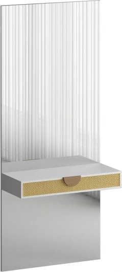 891200 Композиция Bionica 1 ОГОГО Обстановочка! (ЛДСП,Зеркало/Серый,Светло-коричневый) арт.891200