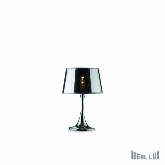 LONDON TL1 BIG CROMO Интерьерная настольная лампа Ideal Lux London TL1 BIG CROMO