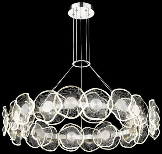 WE453.30.103 Подвесной светильник Wertmark Helena WE453.30.103 (LED, 220V, пульт управления, на тросе, круглые, кольцо)