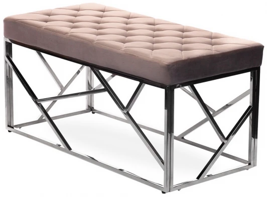 MYB-5S Банкетка бежевая MY iNTERNO B5 Seattle (silver) MYB-5S