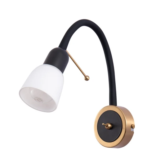 A7009AP-1BK Бра на гибкой ножке Arte Lamp Lettura A7009AP-1BK (220V, выключатель)
