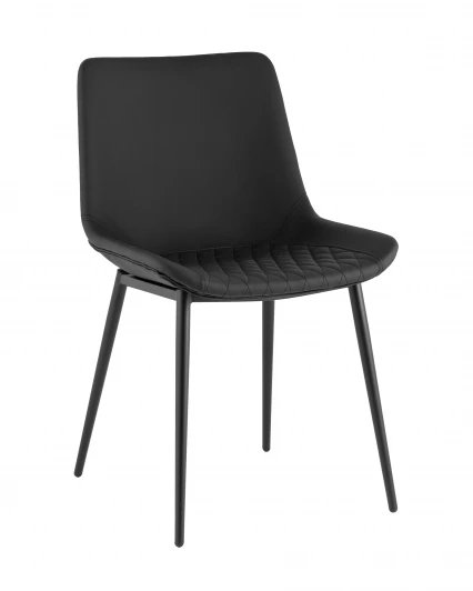 УТ000042636 Стул Деймон экокожа черный Stool Group УТ000042636