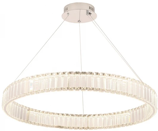 MUSIKA SP70W LED CHROME Подвесной светильник Crystal Lux MUSIKA SP70W LED CHROME (220V, на тросе, кольцо)