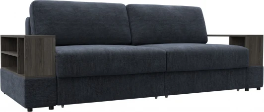 129058 Диван прямой с 2 полками Лига-055 НПБ Лига Диванов (Шенилл) арт.129058