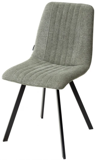 628M03800 Стул ELVIS WZ2042-12 авокадо фактурный велюр / черный каркас