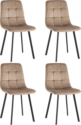 УТ000039336 Стул Stool Group Chilly велюр мокка 4шт. арт.УТ000039336