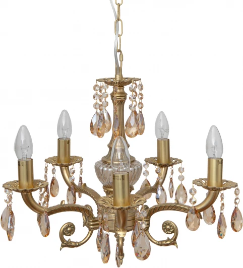 L.8110-5YB Подвесная люстра Abrasax Sylvia L.8110-5YB (220V, на цепи, свеча)