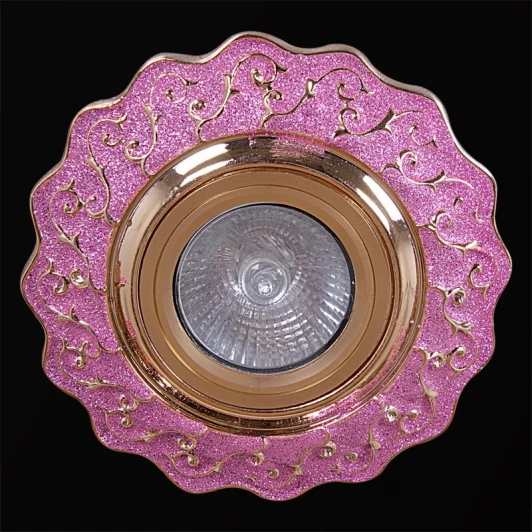 05118-9.0-001YES MR16 PK/GD Встраиваемый точечный светильник Reluce 05118-9.0-001YES MR16 PK/GD (220V, круглые)