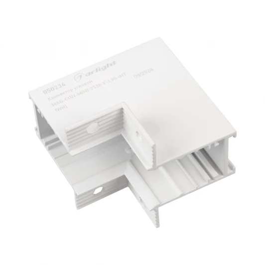 050234 Коннектор угловой MAG-CON-MINI-2538-F-L90-INT (WH) (Arlight, IP20 Металл) 050234 (24V)