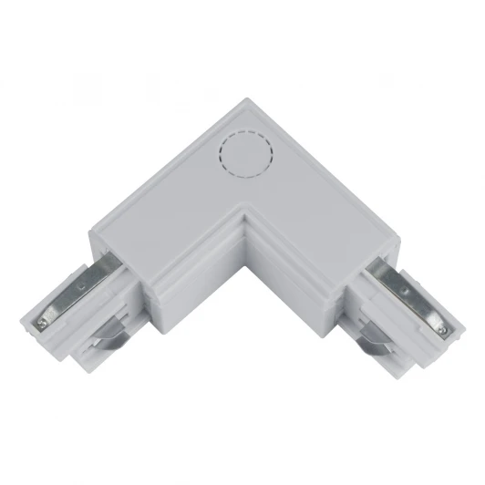 UBX-A21 SILVER 1 POLYBAG Соединитель для шинопроводов L-образный внешний Uniel UBX-A21 SILVER 1 POLYBAG