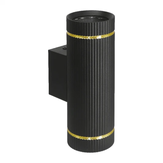 WSL-GU10/W18BG-2 Настенный светильник Wolta WSL-GU10/W18BG-2 под лампу GU10 Черный / золотой NIMB