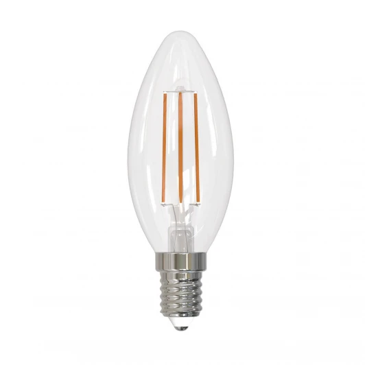 LED-C35-11W/4000K/E14/CL PLS02WH Набор из 5штук Лампочка светодиодная E14 11W свеча прозрачная Uniel LED-C35-11W/4000K/E14/CL PLS02WH Набор из 5штук