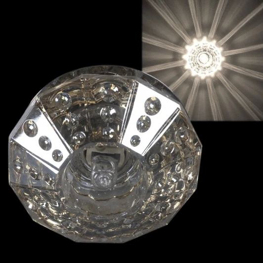 7192/H G9 CR+YL Встраиваемый точечный светильник Sneha 7192/H G9 CR+YL (220V, круглые)