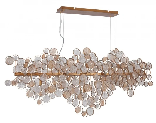 DESEO SP15 L1400 GOLD Подвесной светильник Crystal Lux Deseo SP15 L1400 GOLD