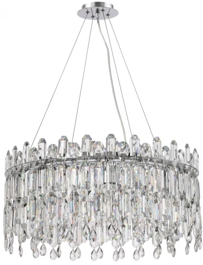 2158/09/08P Подвесная люстра Legacy 2158/09/08P Stilfort (220V, хрусталь, подвески, на тросе, круглые)