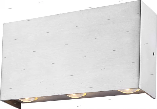 34177-6 Светильник настенный уличный светодиодный Globo Line, 6 плафонов, никель, прозрачный