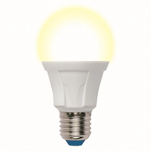 LED-A60 16W/3000K/E27/FR PLP01WH картон Лампочка светодиодная шар белая E27 16W 3000K Uniel LED-A60 16W/3000K/E27/FR PLP01WH