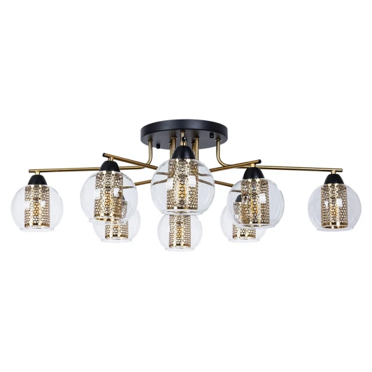 A7045PL-8BK Потолочная люстра на штанге Arte Lamp Manchester A7045PL-8BK (220V, шарики)