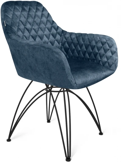 4148012702 Стул SHT-ST38/S112 синий пепел/черный муар Sheffilton 4148012702