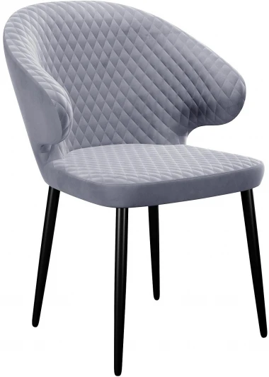 00-00062191 Стул DikLine 355 микровелюр Z46 перламутр, ножки черные