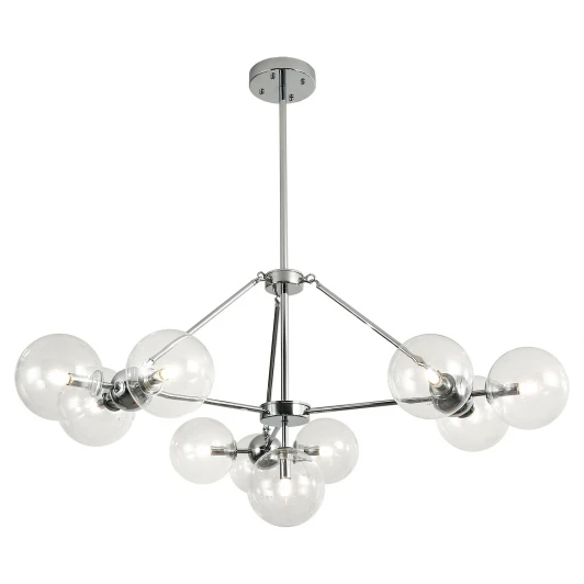 LSP-8392 Потолочная люстра на штанге Lussole Hartwell LSP-8392 (220V, шарики, молекулы, IP21)