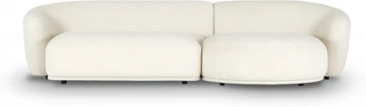 850429 Диван Fabro ОГОГО (арт.850429), (Ткань,Букле/Белый)