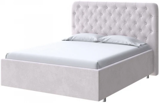 2016812 PROxSON Кровать Classic Large (Ткань: Велюр Casa Лунный) 120x200