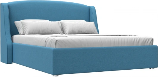123623 Кровать интерьерная Лотос 160 Лига Диванов (Рогожка) арт.123623
