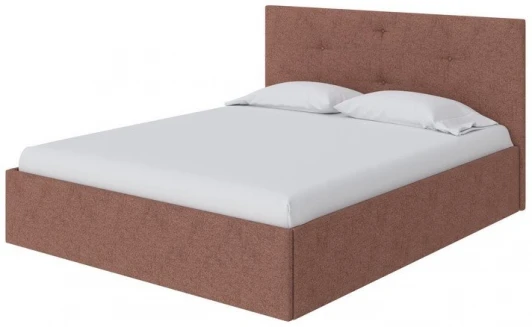1933666 PROxSON Кровать Mono Plus (Ткань: Жаккард Tesla Брауни) 160x200