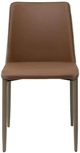 163YH-06995 163YH-06995 Стул обеденный экокожа терракота/бежевый 55*45*82см Garda Decor