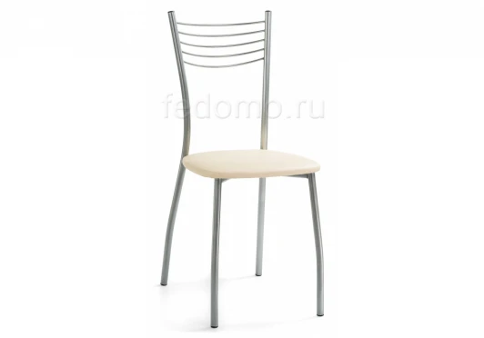 453991 Стул Woodville на металлокаркасе Goki ваниль крап / светлый мусс 453991