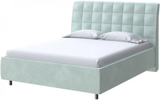 2017579 PROxSON Кровать Volumo без основания (Ткань: Велюр Casa Мятный) 200x190