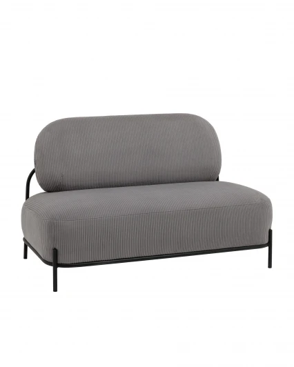 УТ000040010 Диван Стоун велюр рельефный светло-серый Stool Group арт.УТ000040010