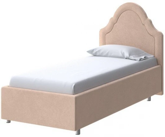 2019680 PROxSON Кровать Эльза (Ткань: Велюр Casa Бежевый) 80x190