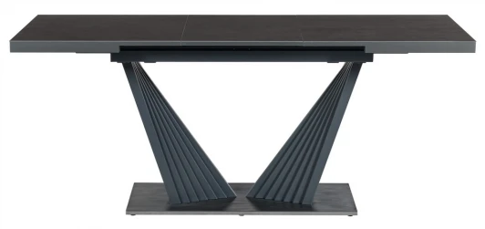 RF 0194 Стол раздвижной ASTRA 140-190x80х80см, керамогранит, сталь, антрацит Bradex Home RF 0194