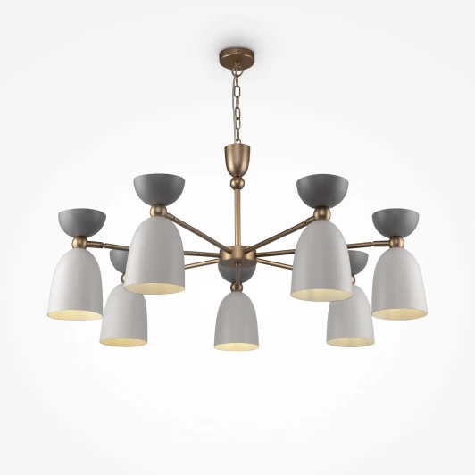 MOD113PL-07W Подвесная люстра Maytoni Cloches MOD113PL-07W (220V, на цепи)