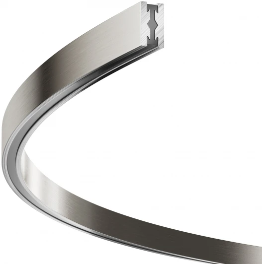 TRX154-2SR-D1200-PT Шинопровод круглый из полукругов 1200мм Flarity платина Maytoni Busbar trunkings Flarity TRX154-2SR-D1200-PT