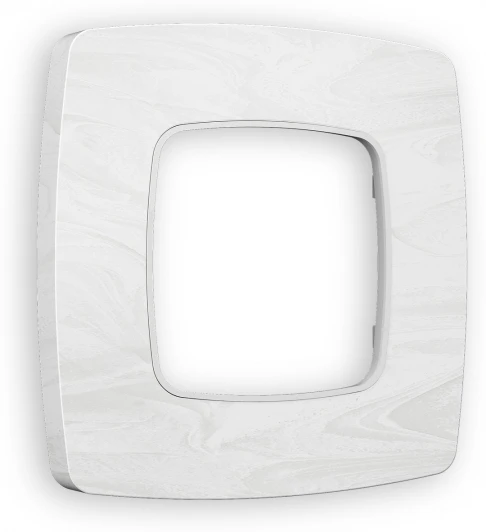 OF940101 Рамка Ambrella Volt OMEGA Opera (Белый мрамор) 1-ая OF940101