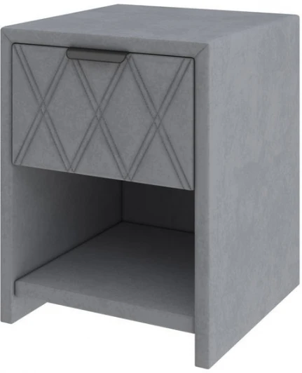 2028053 PROxSON Тумба Side (Ткань: Велюр Ultra Осенний туман) 44x45