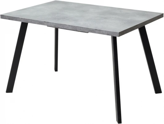 DEDBRICKMBETPORBLK120 Стол BRICK M 120 Бетон Портленд/ Черный